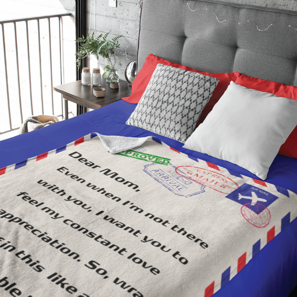 Mother's Day Coral Fleece Blanket