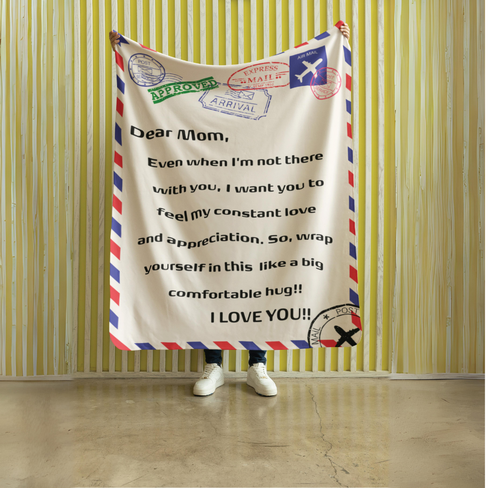 Mother's Day Coral Fleece Blanket
