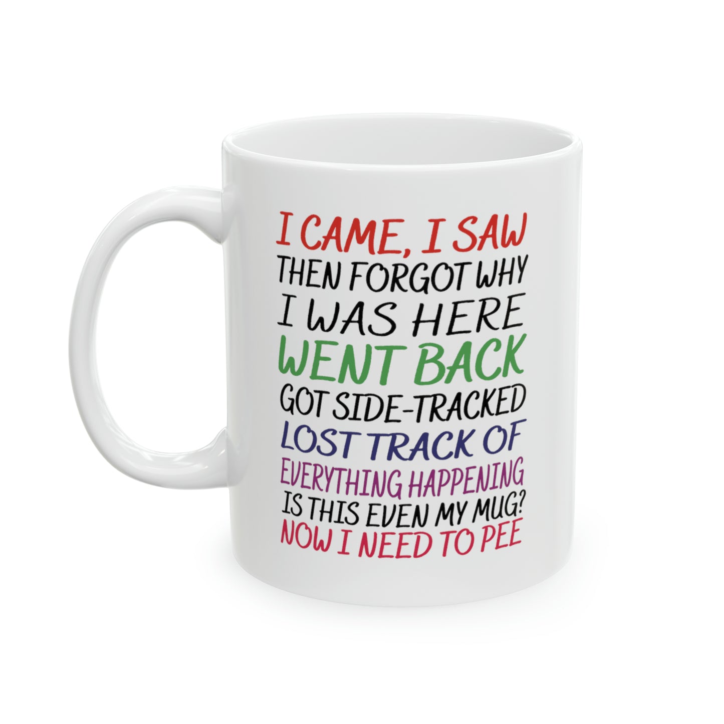 Funny Mother's Day Mug - I Came, I Saw
