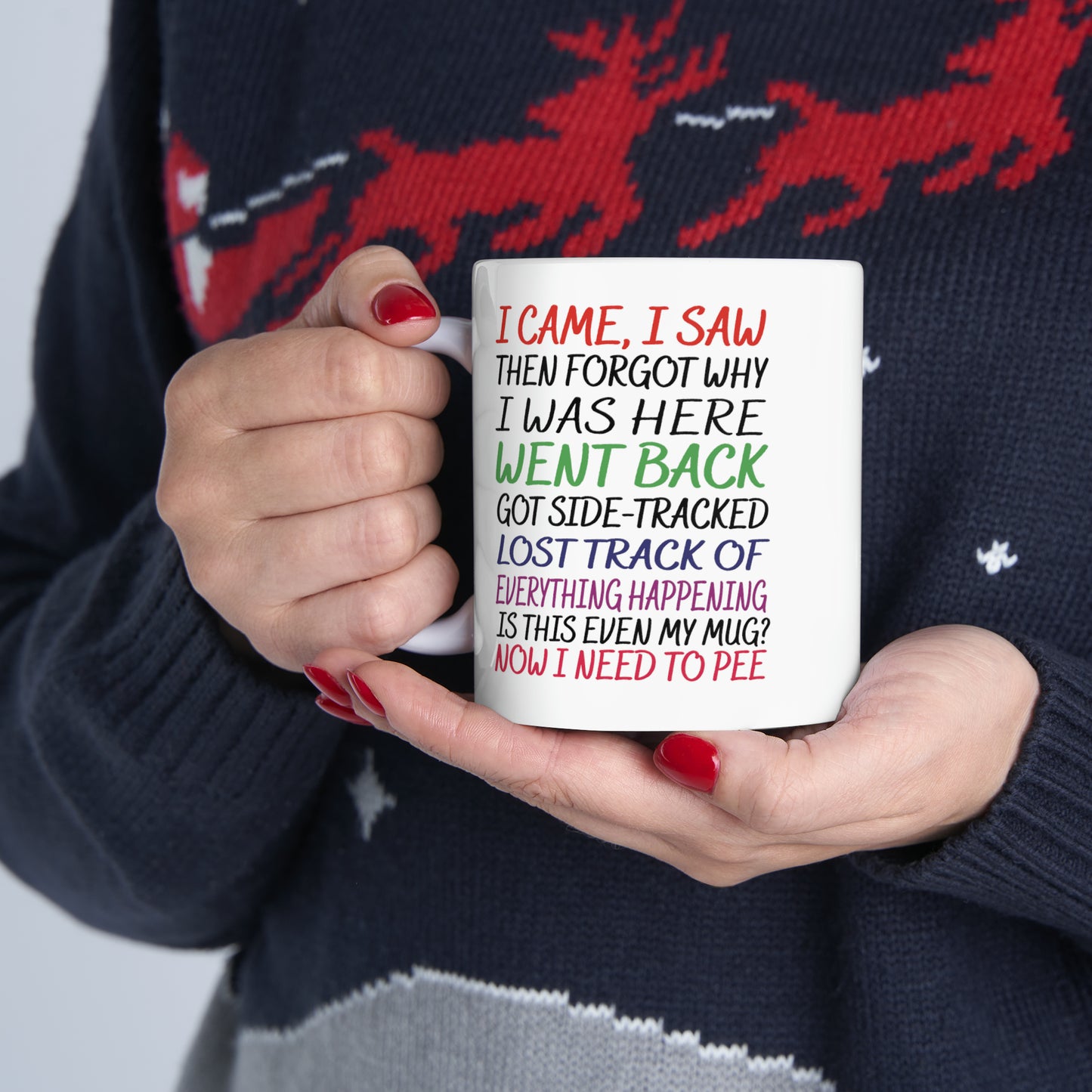 Funny Mother's Day Mug - I Came, I Saw