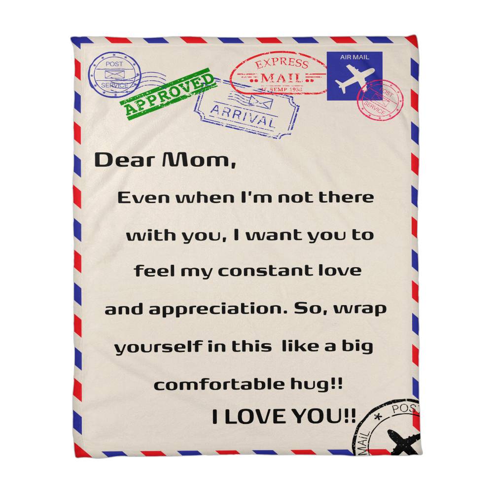 Mother's Day Coral Fleece Blanket