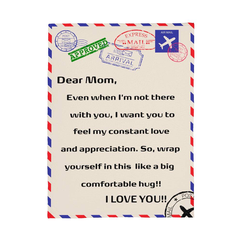 Mother's Day Coral Fleece Blanket